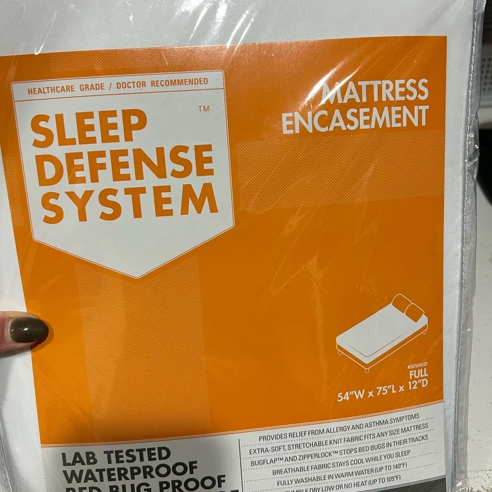 Sleep Defense System Mattress Encasement - White
